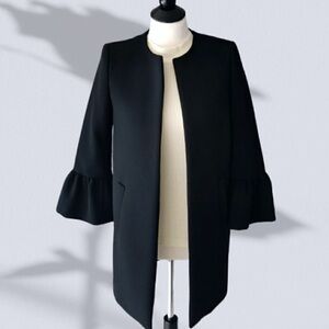 ZARA Bell Sleeve Coat size Large = size 10-12
EUC worn once. Beautiful